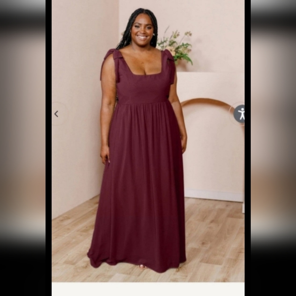 Revelry Bridesmaids Dress, Merlot
